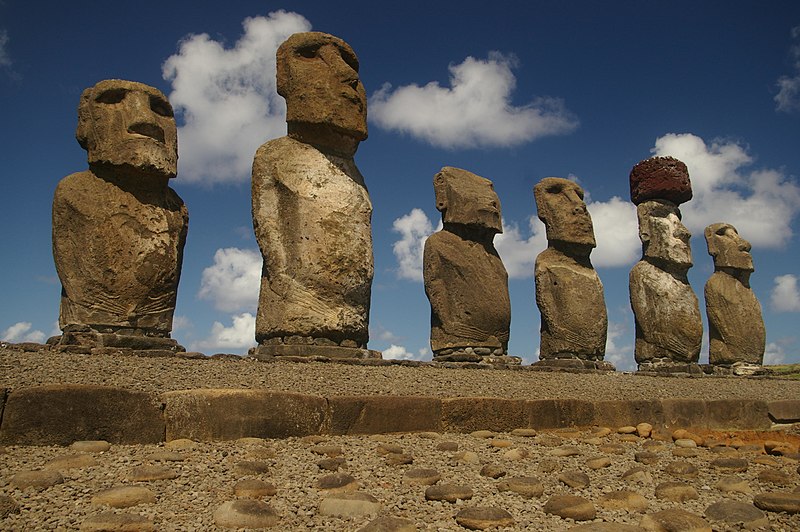 Moai Statuen auf Rapa Nui