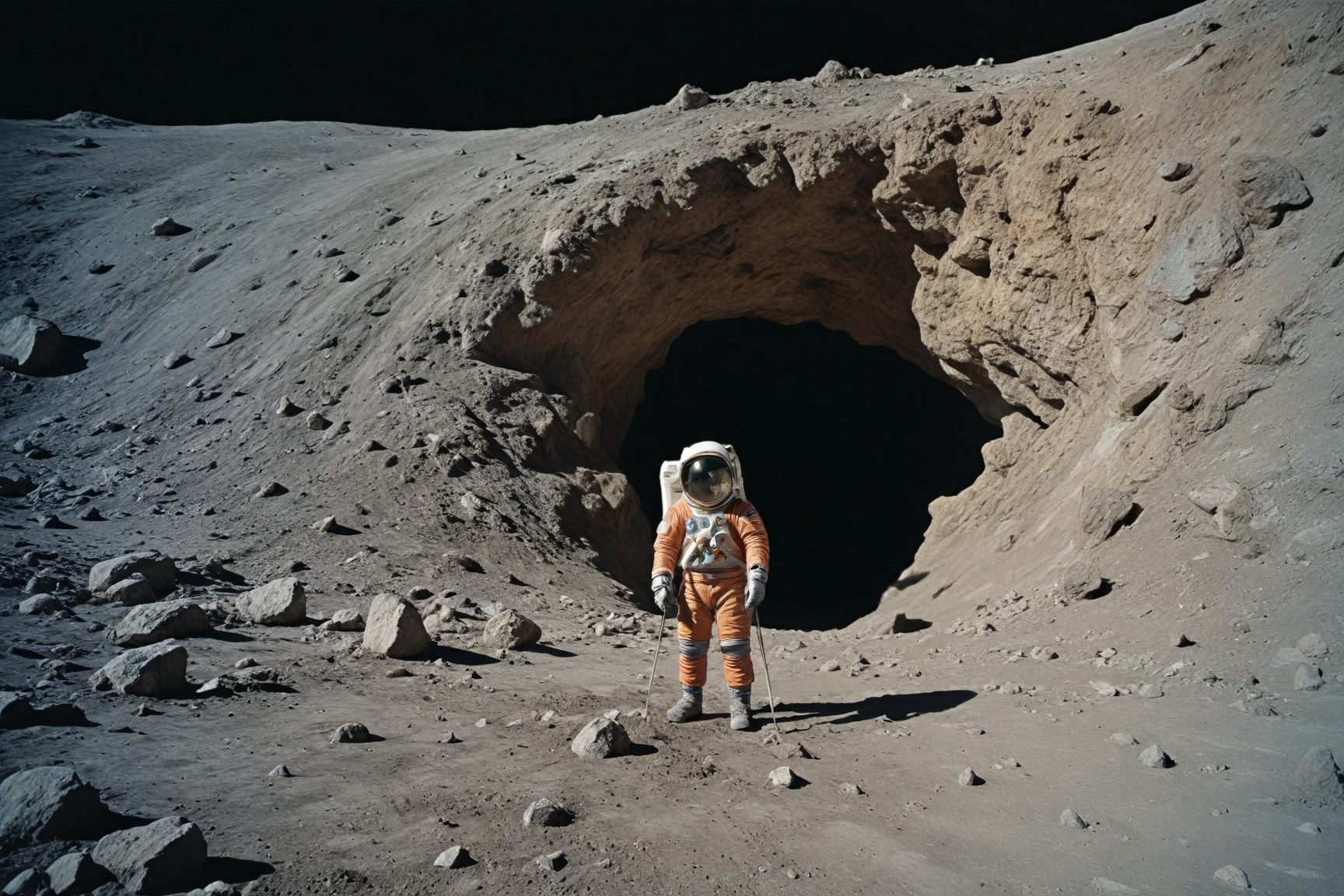 Read more about the article Höhlenmenschen auf dem Mond?
