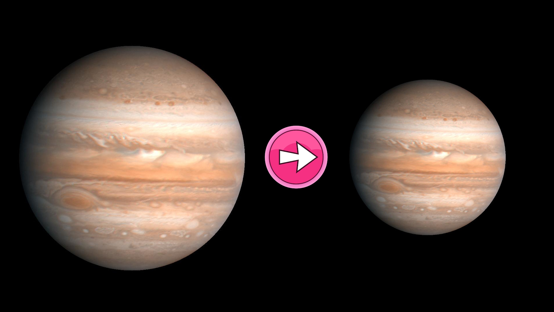 You are currently viewing Jupiter schrumpft: Er war mal doppelt so groß!