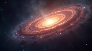 Eine Galaxie. KI-generiert