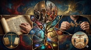 Beispielbild: Widersprüche zwischen verschiedenen Religionen. KI generiert.
